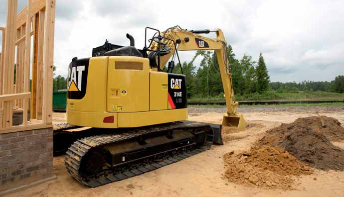 New CAT® 314E L CR excavator: compact, productive, and fuel efficient